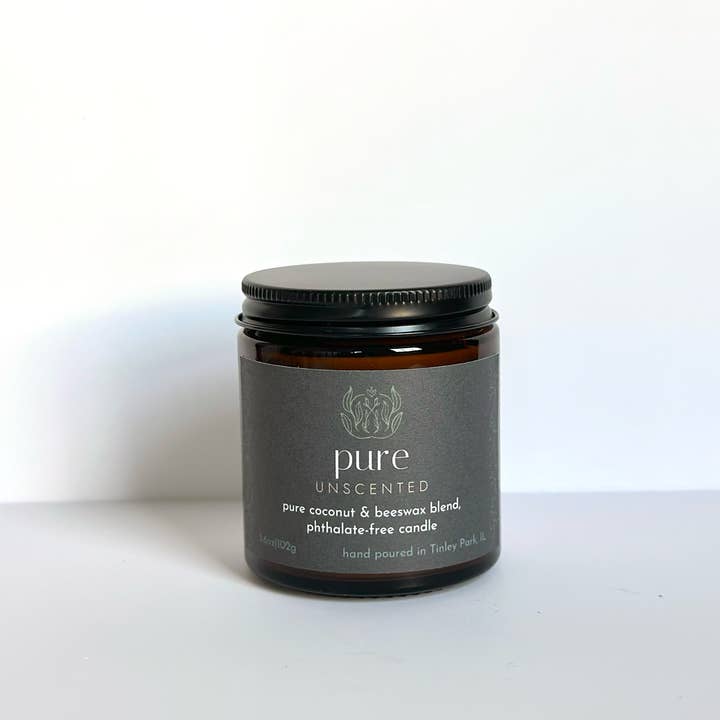 Sprig & Flame - Wholesale Jar/Filled Candle - PURE | Pure Coconut Beeswax Hand-Poured Wood Wick Candle1