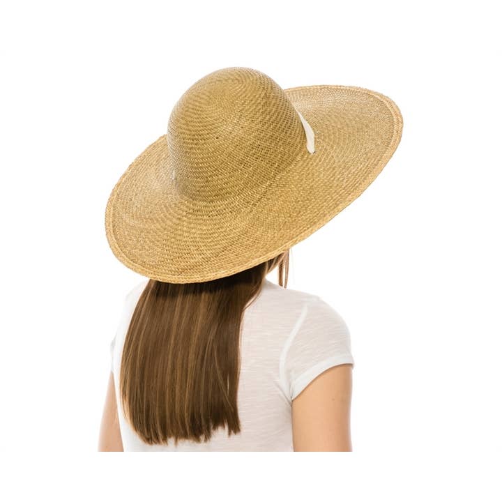 DNMC - Wholesale Straw Hat - Women's - Handmade Stiff Brim Summer Straw Hat