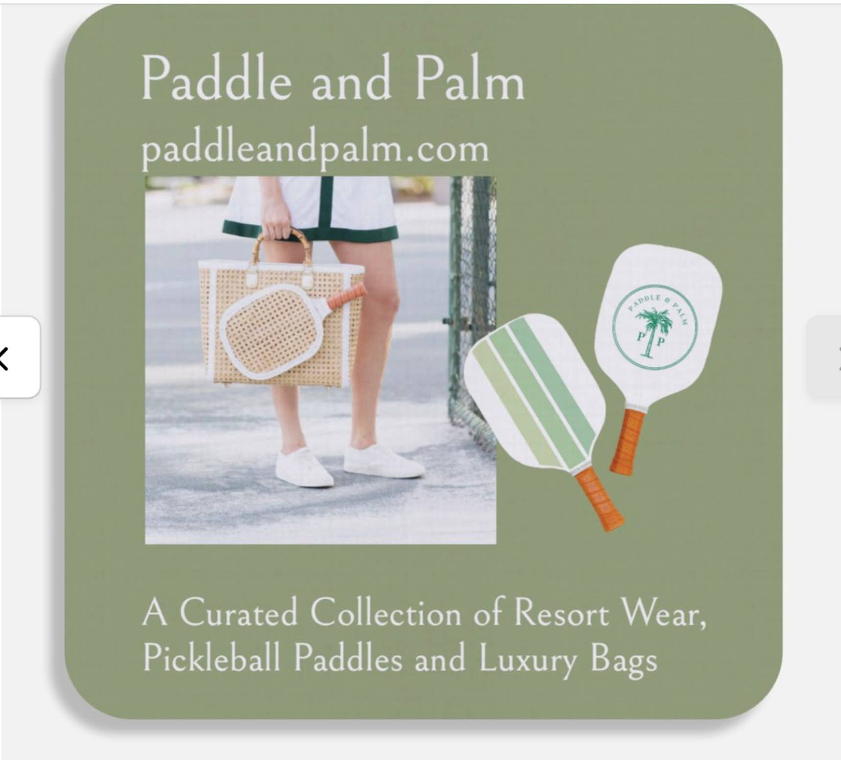 Paddle & Palm Pickleball - Wholesale Tote Bag - Women's - Pickleball Tote Bag, Cane, Leather, Bamboo and Custom Brass9