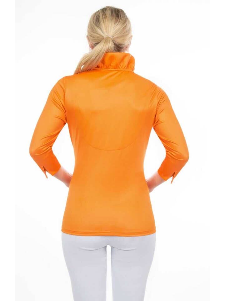 Gretchen Scott LLC - Vente Chemisier – femme - Haut Ruffneck Jersey - Uni20