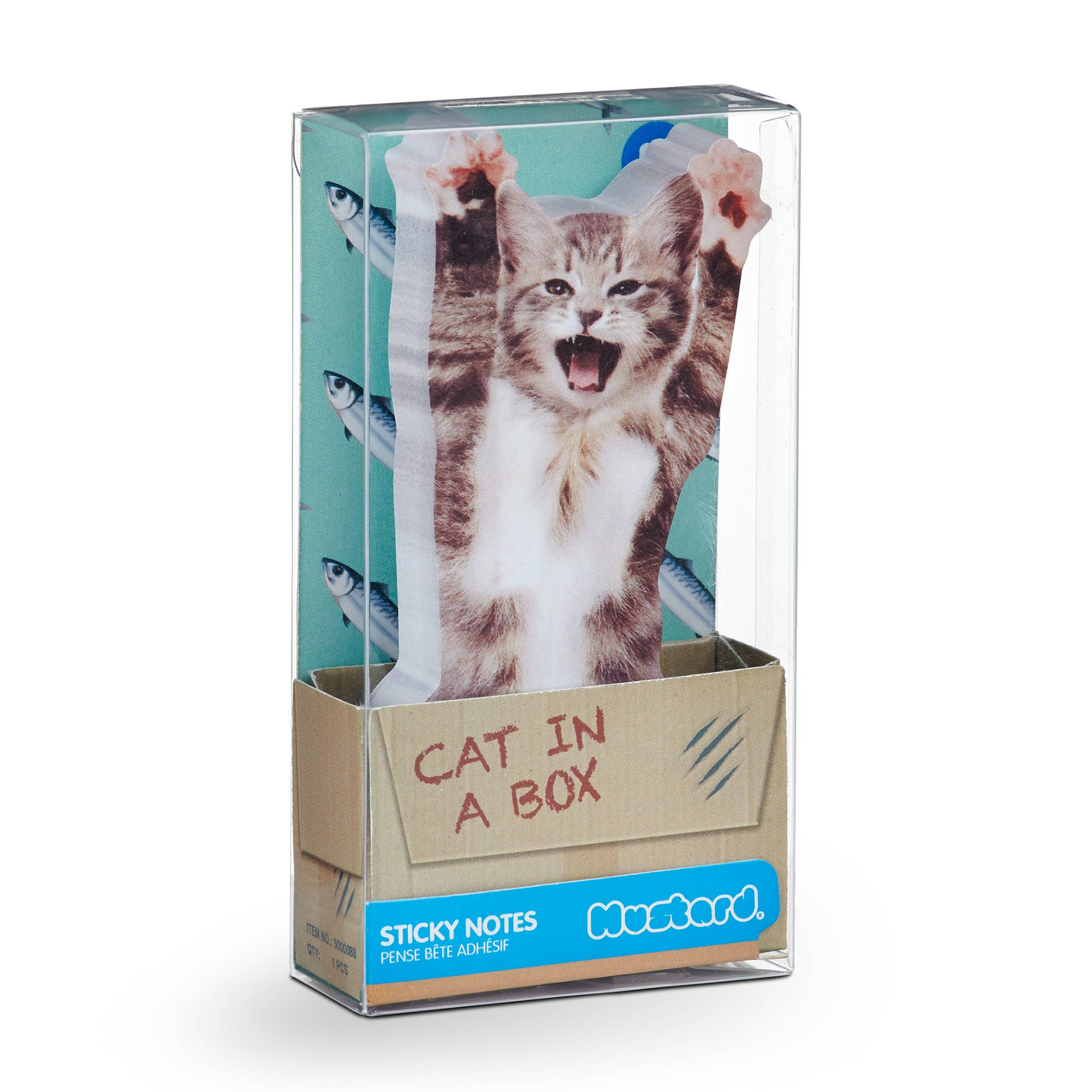 Mustard - Wholesale Sticky Notes - Cat In A Box Sticky Notes2