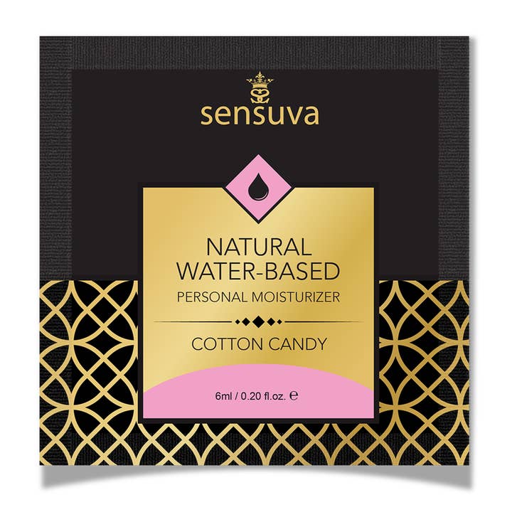 Natural Water-Based Personal Lubricant - Cotton Candy 6 ml for wholesale by Sensuva