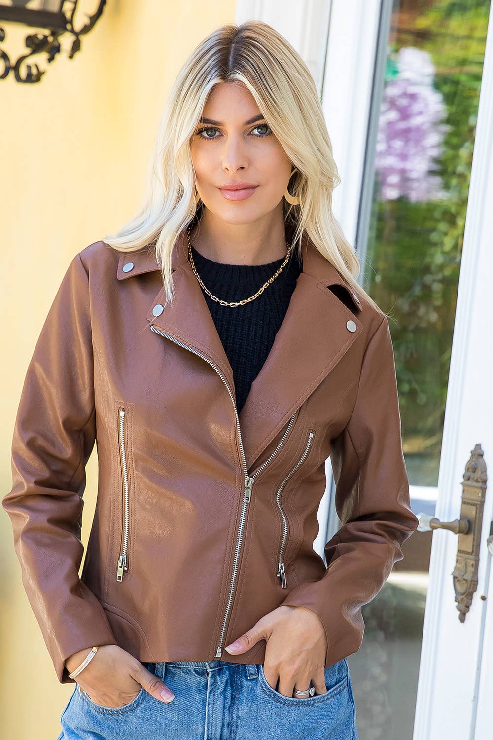 Sweet Lovely by Jen – wholesale Motorcykeljacka - Dam – Essential läderliknande motorcykeljacka43