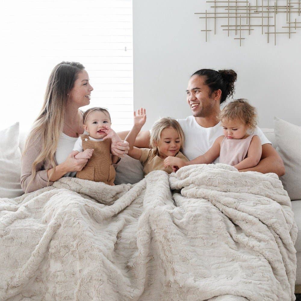 Saranoni - Wholesale Throw Blanket - PATTERNED FAUX FUR XL THROW BLANKETS33