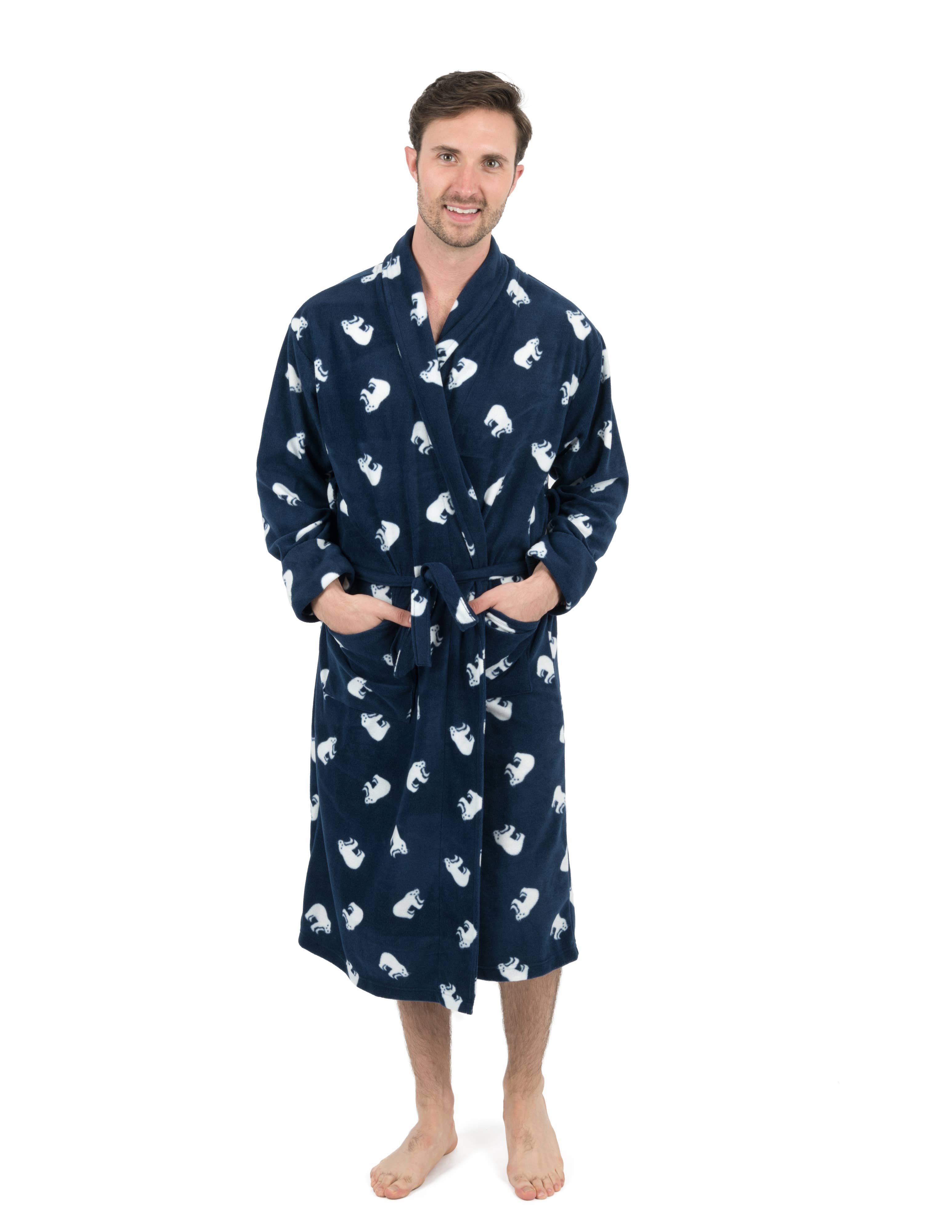 Leveret Pajamas – Großhandel Bademantel – Herren – Fleece-Bademantel für Herren für den Winter1