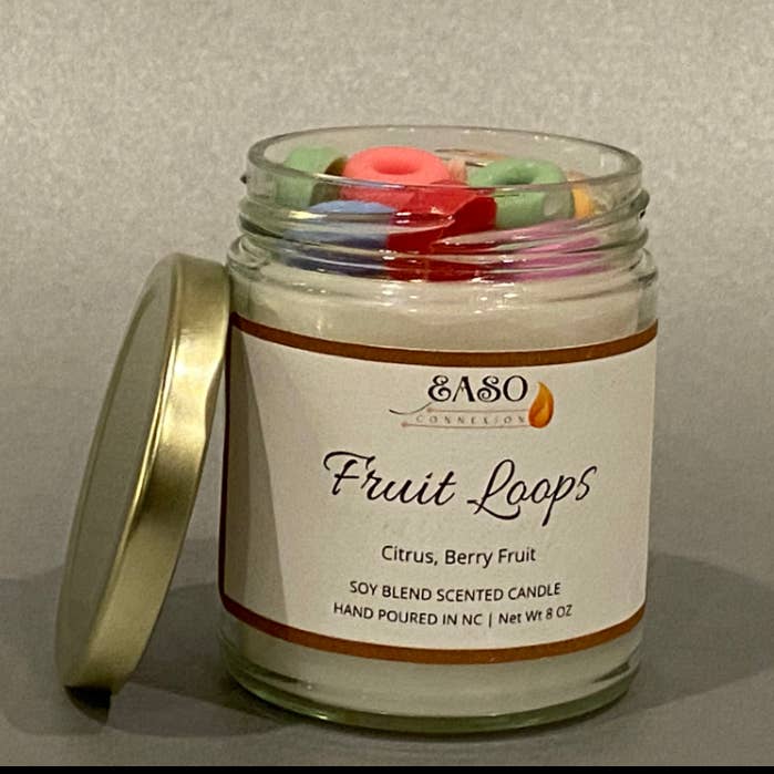 EASO Connexion - Wholesale Pot/gevulde kaars - Fruit Loops kaars1