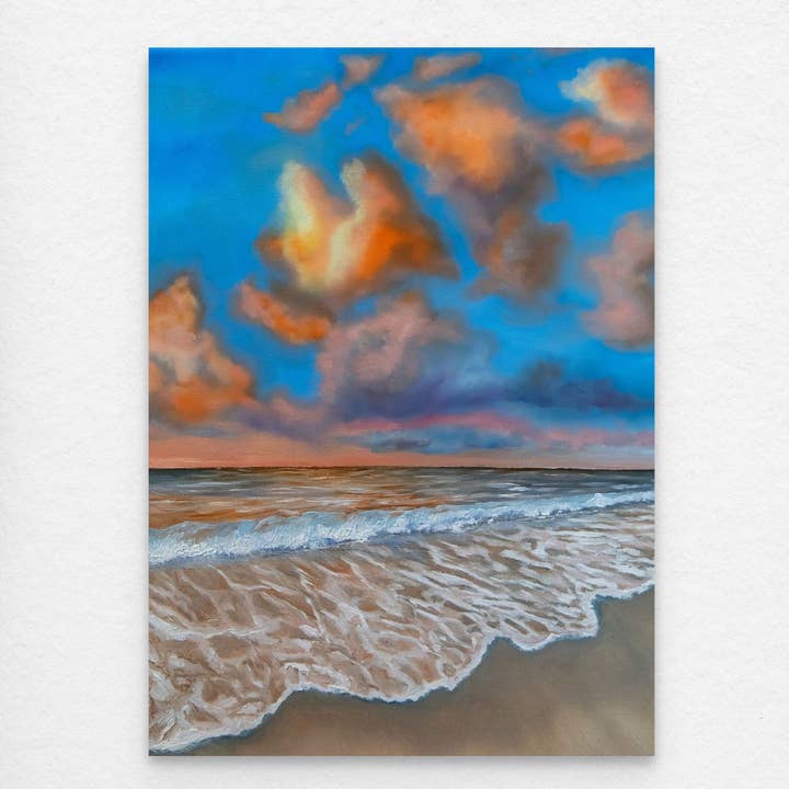 Sunset Sea for wholesale by Tricia Makes Art