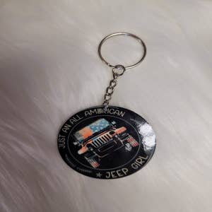Keychain - Jeep Have Fun Out There (Acrylic) — Detroit Shirt Company
