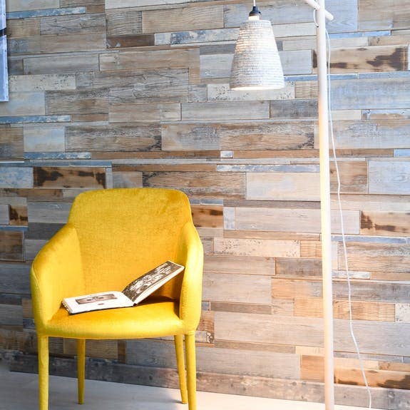 Kayin XL swing arm floor lamp, white cerused rattan for wholesale by Pagan