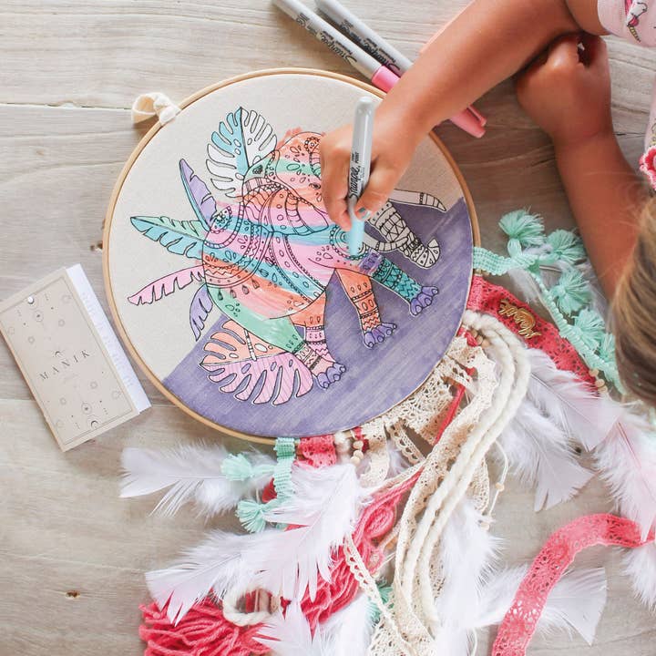 MANIK - Wholesale DIY Craft Kit - Kids - DIY Dreamcatcher Paint Kit craft kit + 5 SHARPIES16