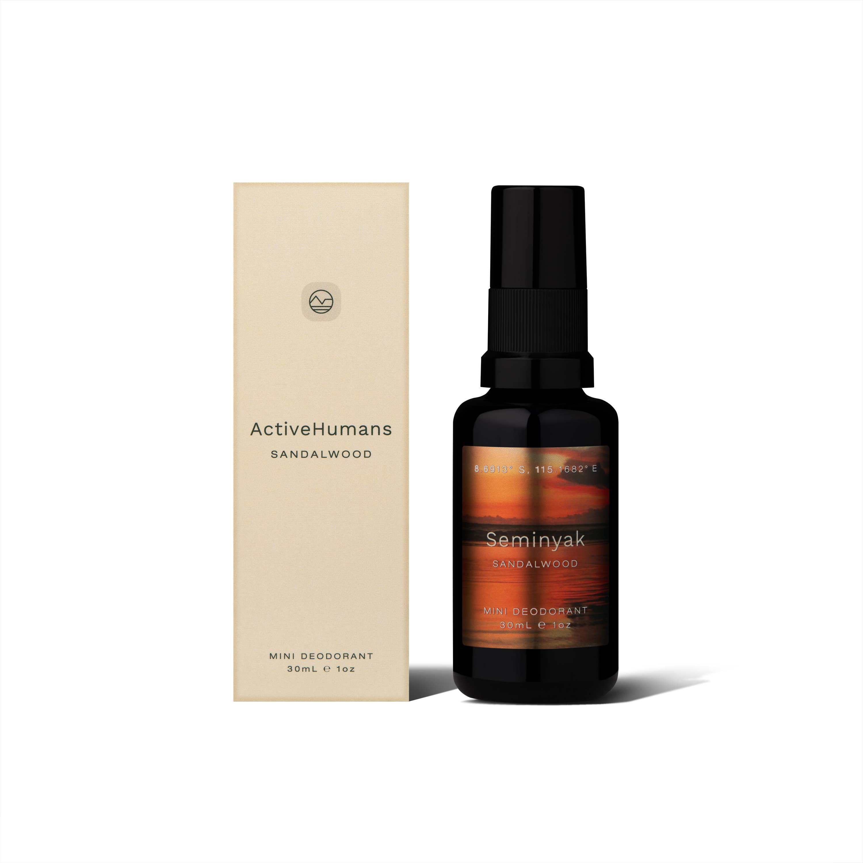 activehumans - Wholesale Deodorant - Unisex - Deodorant Spray SANDALWOOD0