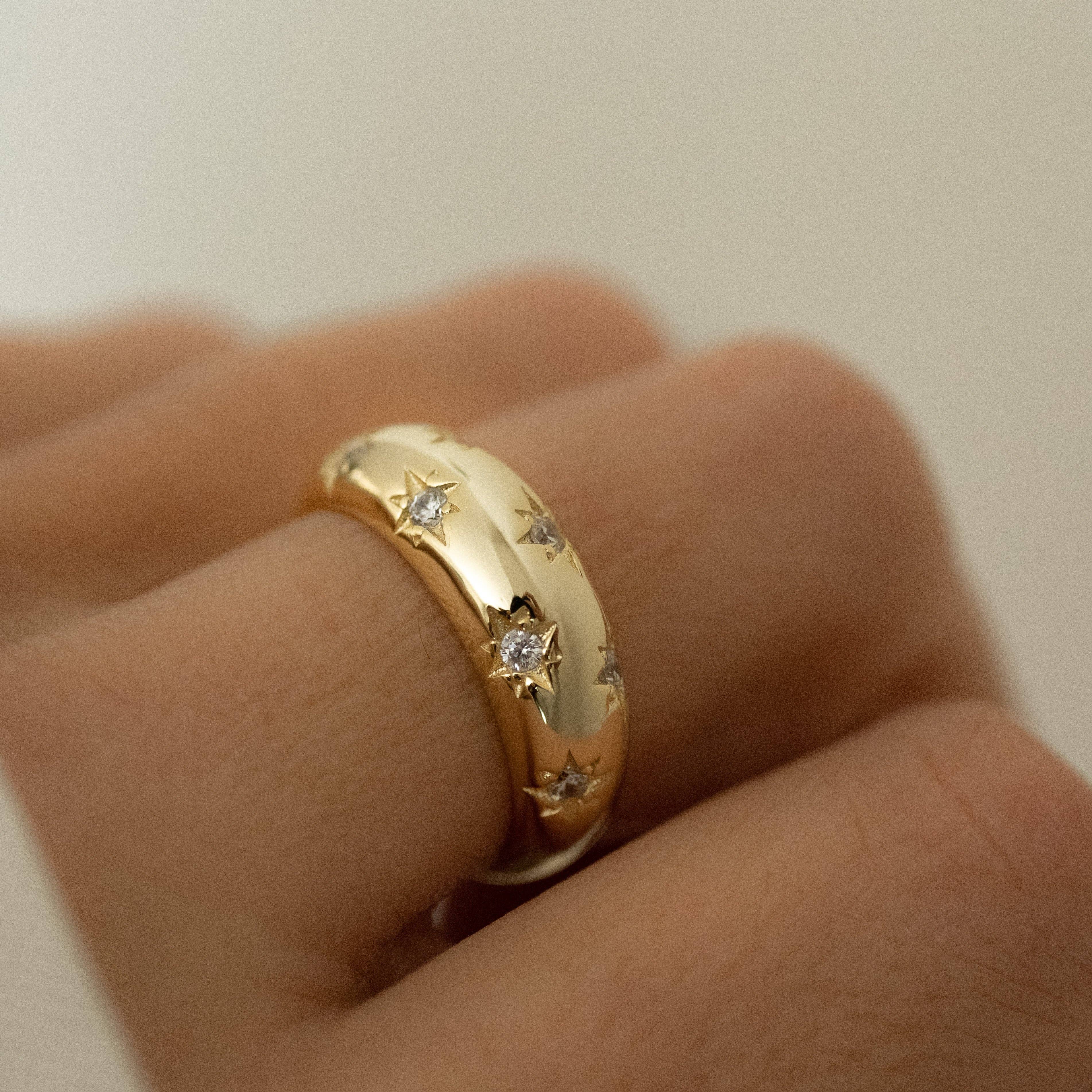 Sami Jewels – Engroshandel Ring med sten – Star Dome ring2