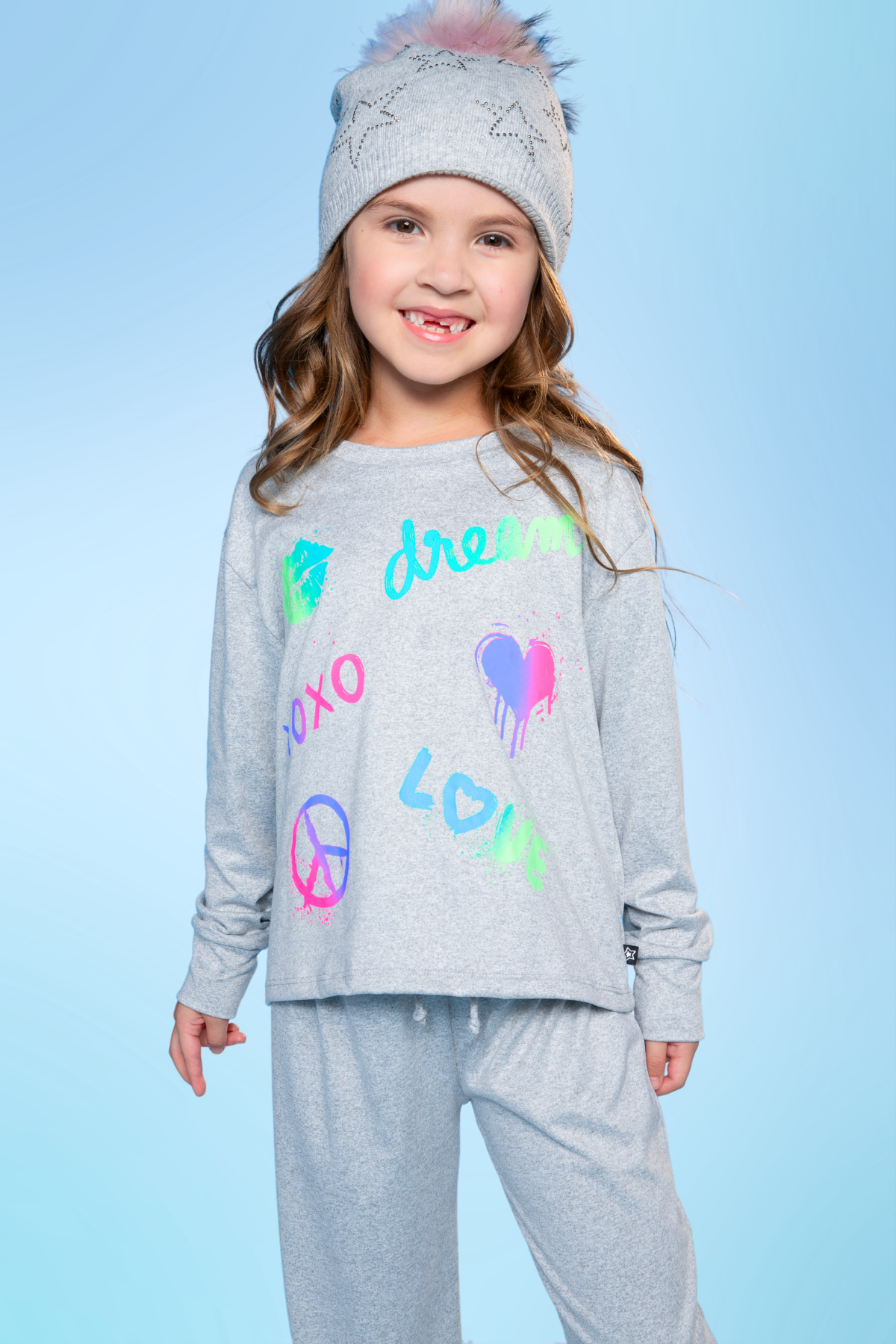 PixieLane - Vendita all'ingrosso Set loungewear - bambini - Pantaloni Easy Tee & Karate a manica lunga Simply Soft28