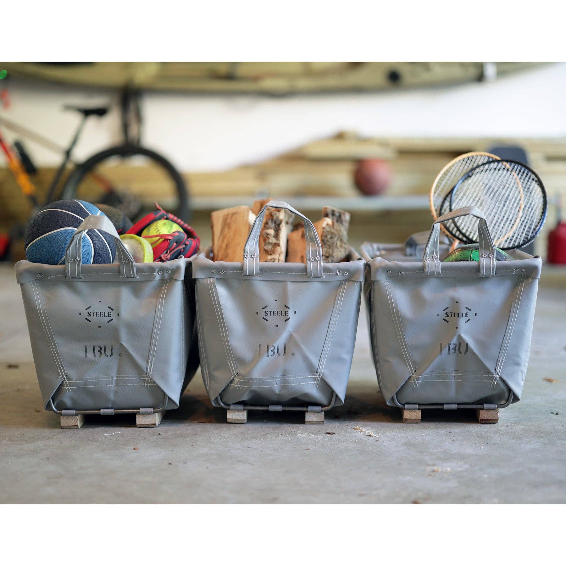 Steele Canvas Basket Corp. - Vente Paniers - Petit panier de transport Steeletex - 1 Bu1