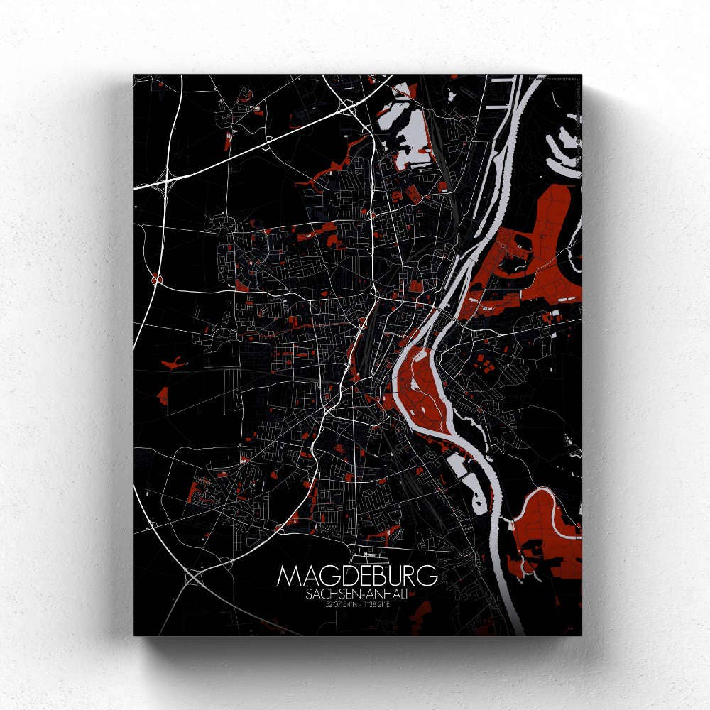 mapospheres - Wholesale Poster - Poster of Magdeburg | Germany0