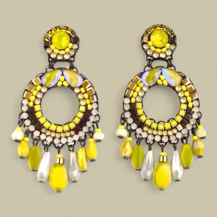 LEMON DROPS kristallörhängen för wholesale av melizijewelry