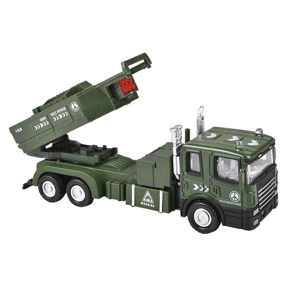 La Luna Bella - Toys – Engroshandel Legetøjsbil/lastbil - Børn – 6" TRYKSTØBT PULL BACK MILITÆRKØRETØJER LLB billegetøj7
