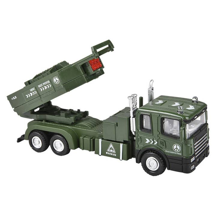 La Luna Bella - Toys – Engroshandel Legetøjsbil/lastbil - Børn – 6" TRYKSTØBT PULL BACK MILITÆRKØRETØJER LLB billegetøj7