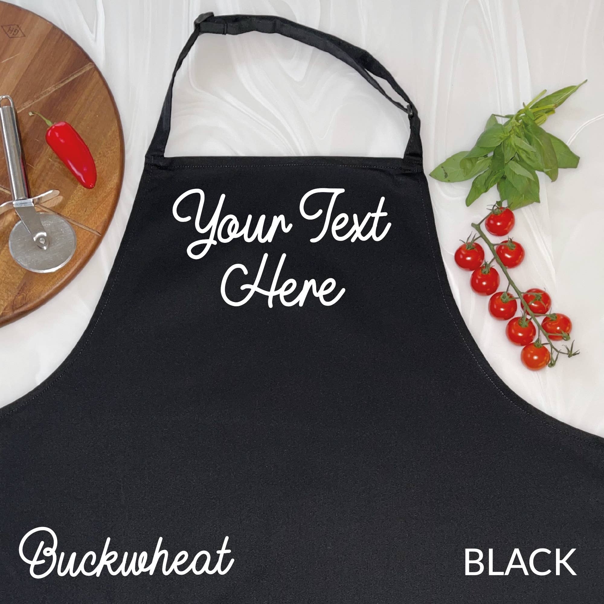 Lovetree Design - Vendita all'ingrosso Grembiuli - Grembiule nero personalizzabile5