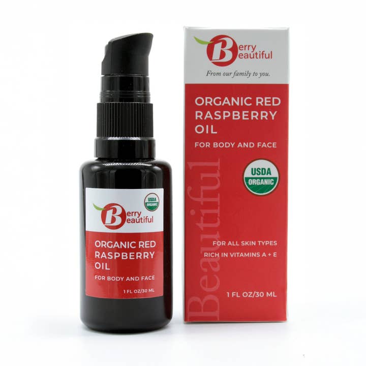 Certified Organic Red Raspberry Oil for wholesale by Berry Beautiful