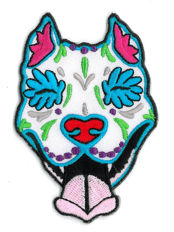 Cali slobbering Pit Bull Patch-PH555 för wholesale av Yujean