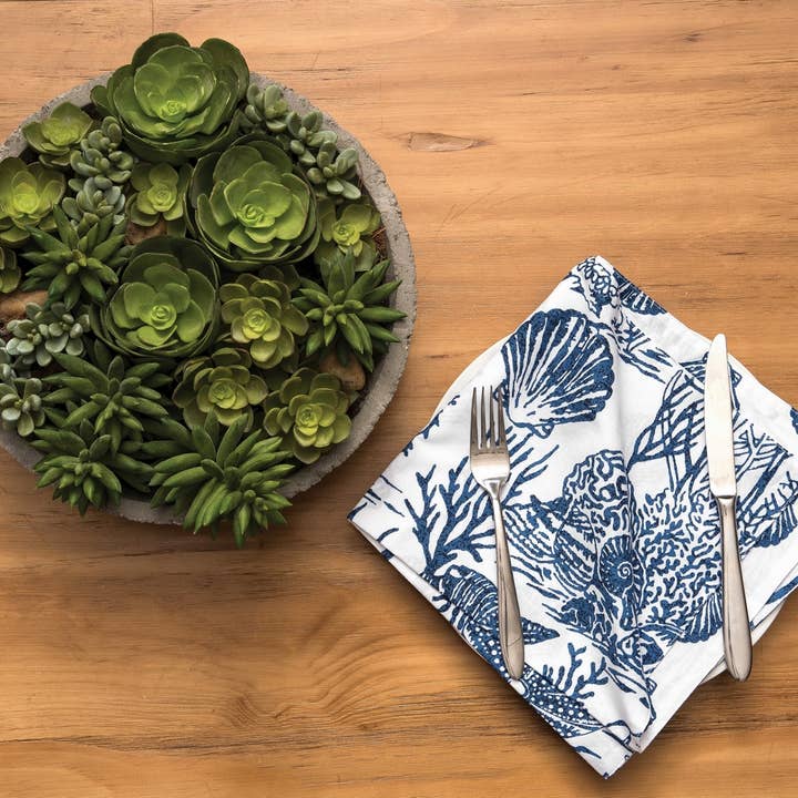 C&F Home - Wholesale Dinner & Cloth Napkin - Waverly Reef Napkin