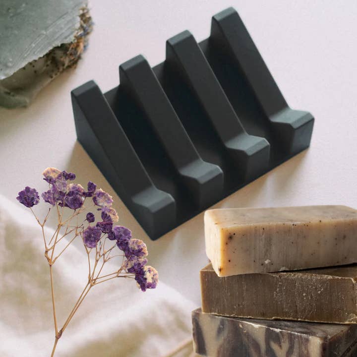 Porte-savon en silicone pour la vente par Benjamin Soap Co.
