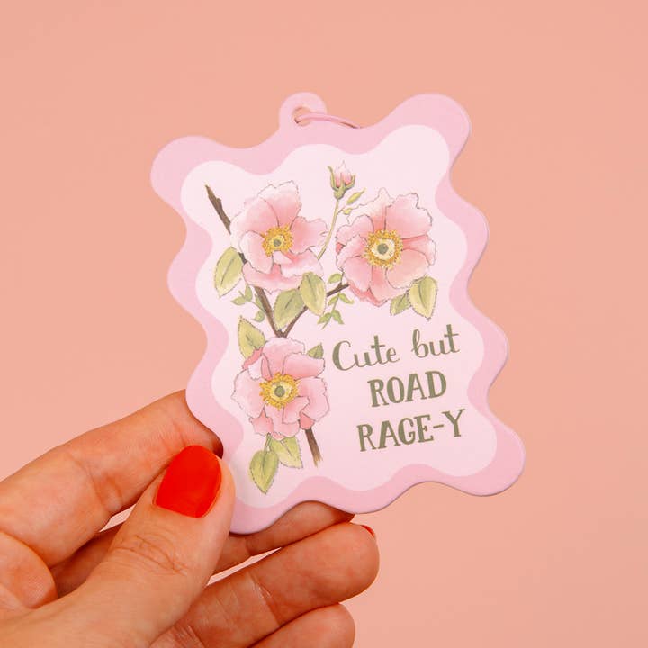 Naughty Florals - Wholesale Air Freshener - Cute But Road Rage-y Air Freshener- Lavender Scented