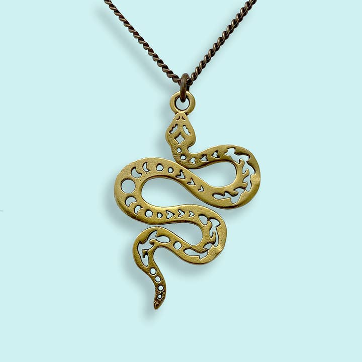 Spangled Snake Necklace for wholesale by Ornamental Things