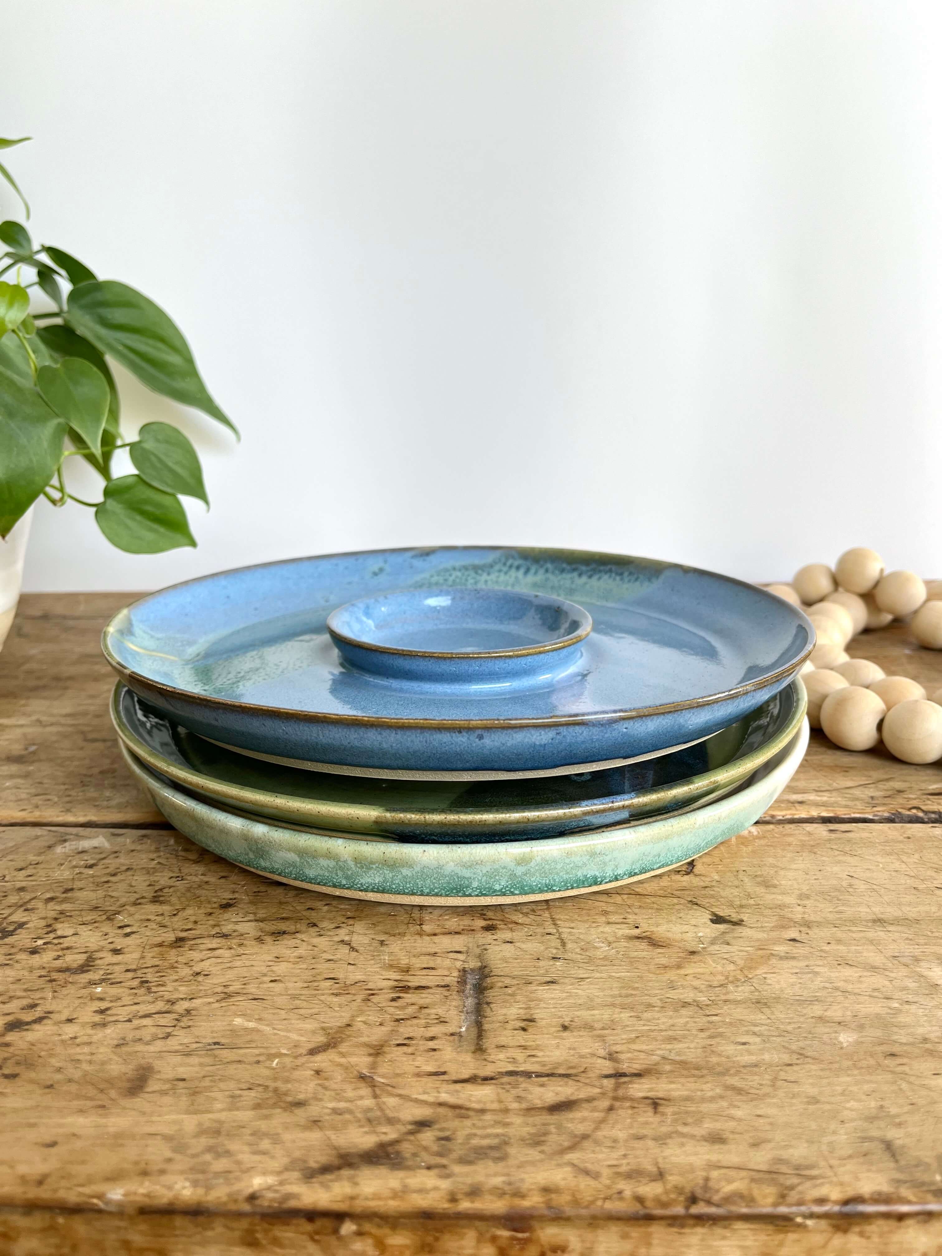 Coastal Clay Co. - Wholesale Platter - Bread and Oil Dipping Plate Platter9