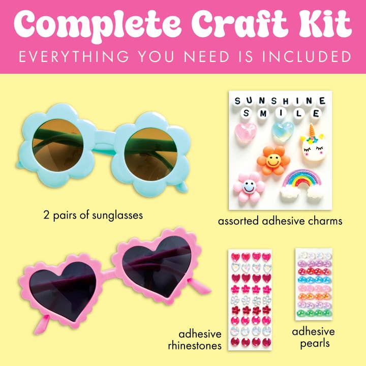 Faber-Castell / Creativity for Kids - Wholesale DIY Craft Kit - Kids - Chic Boutique DIY Sunglasses Kit for Kids5