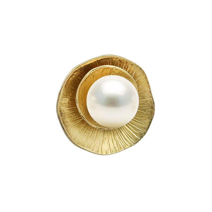 AMORINO SRL - Wholesale Cocktail/Statement Ring - Adjustable Pearl Ring - M14518360B86