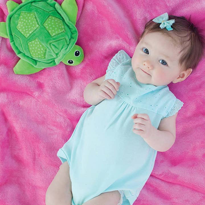 ZOOCCHINI - Wholesale Receiving Blanket - Baby - Baby Buddy Stroller Blanket - Tammy the Turtle2