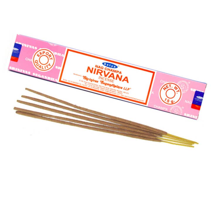 Nirvana Incense Sticks (15g) by Satya for wholesale by Labyrinth Trading