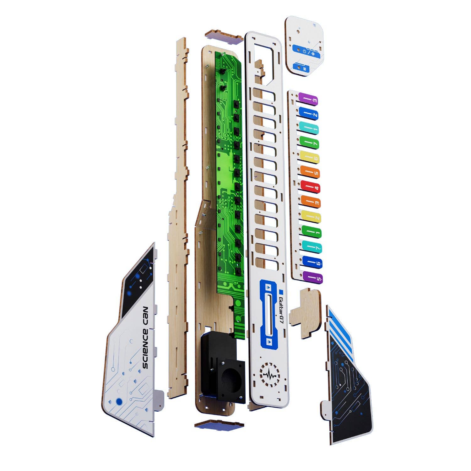 TOPBRIGHT GmbH - Wholesale DIY Craft Kit - Kids - Guitar Maker Kit - STEM Toy7