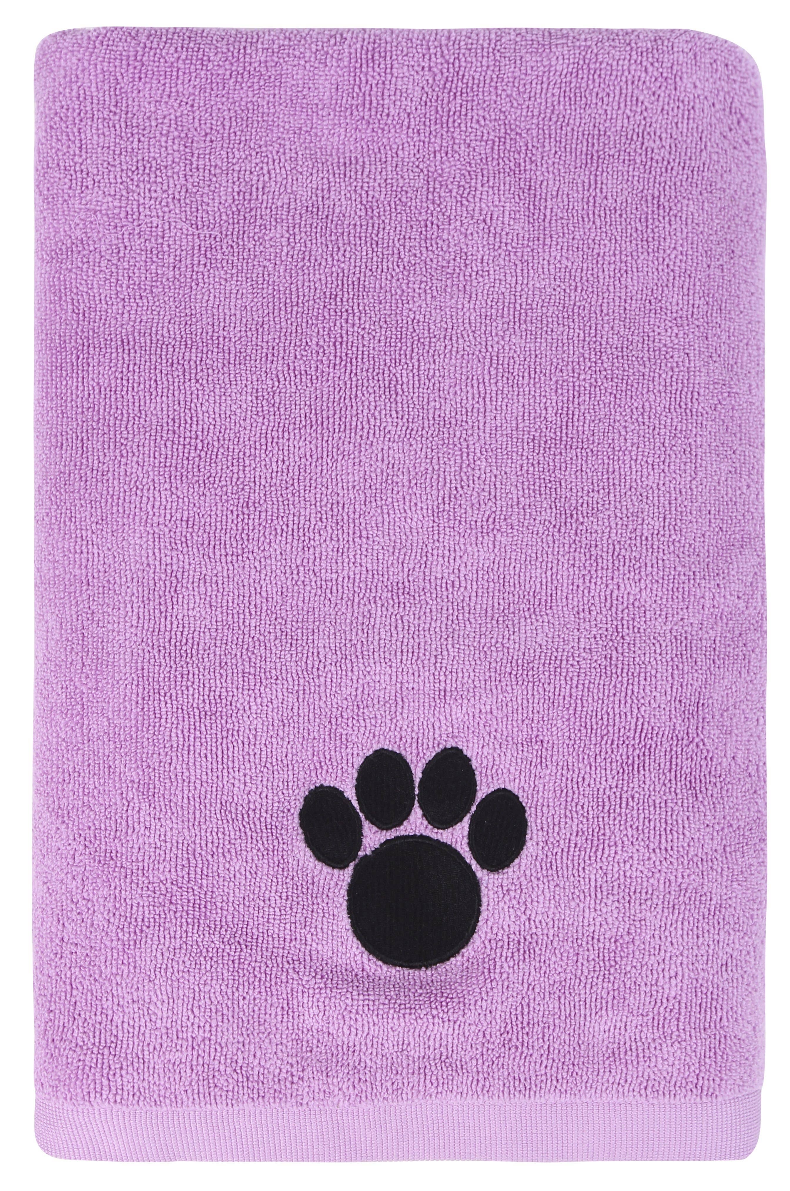 Everplush - Wholesale Handdoek voor huisdieren - Hond - Microvezel hondenhanddoek, groot, 101 x 71 cm, violet1