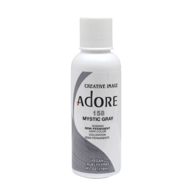 Majestic Wholesale - Wholesale Hair Dye - Adore #158 Mystic Grey – 4oz Semi-Permanent Hair Color