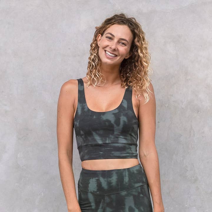 Camille Clouds Print, Organic Cotton Double Layer Tank Top Style for wholesale by Jaya