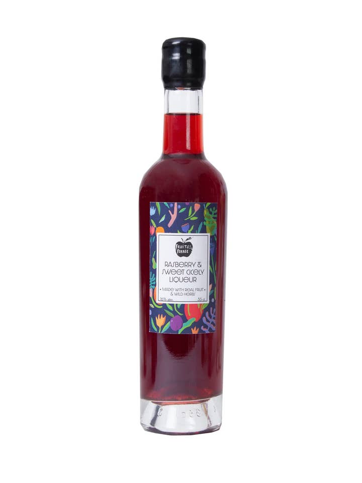 Himbeer- und Süßdolde-Likör für den Großhandel von Fruits of the Forage