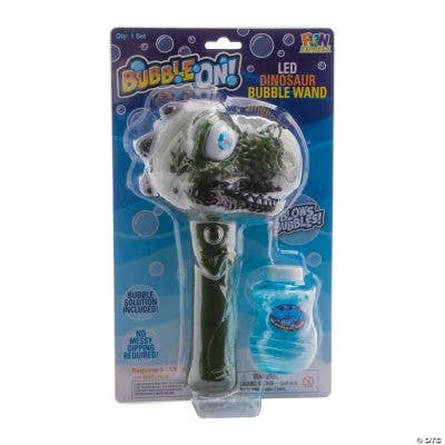 Fun Express - Wholesale Bubble Wand - Kids - LED DINOSAUR BUBBLE WAND1