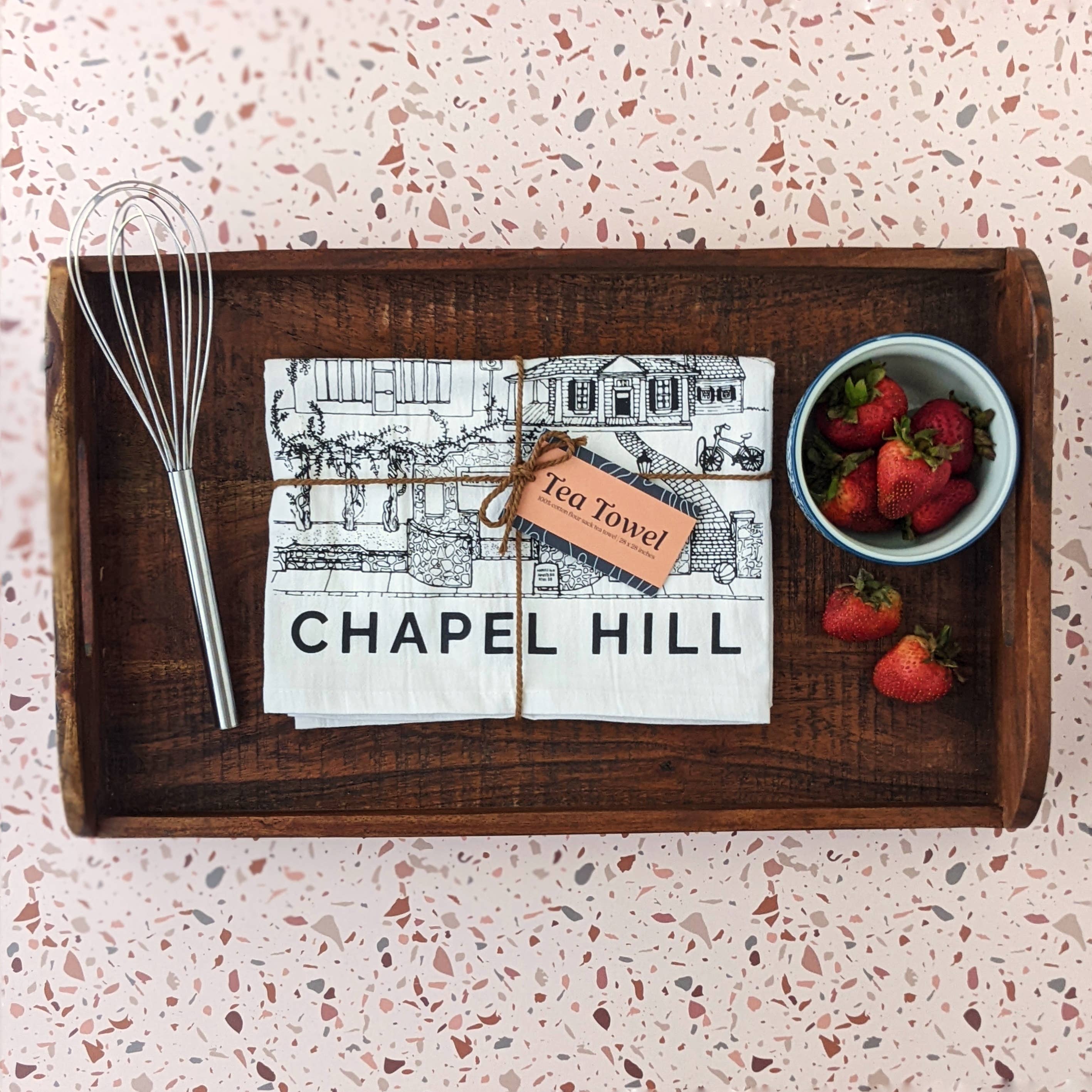 Papermill Creative - Wholesale Tea Towel - Chapel Hill, North Carolina cotton tea towel1
