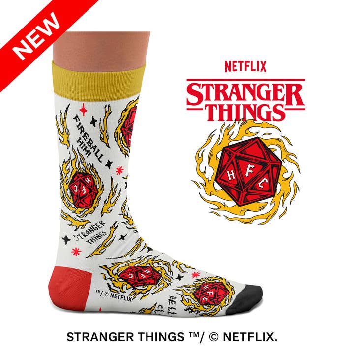 Stranger Things D20 Socks for wholesale by Sock Affairs