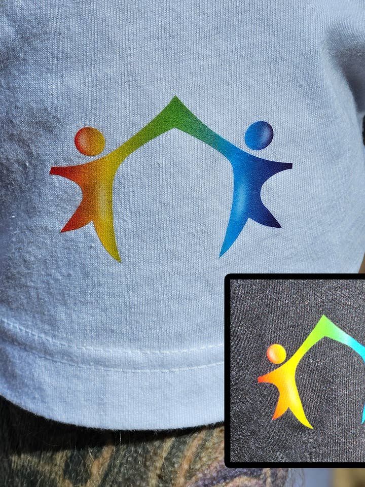 Pride Majic - Wholesale Screen Printed T-Shirt - Women's - Hearts Dancing Valentine’s Day T-Shirt – Love Is Love Tee4