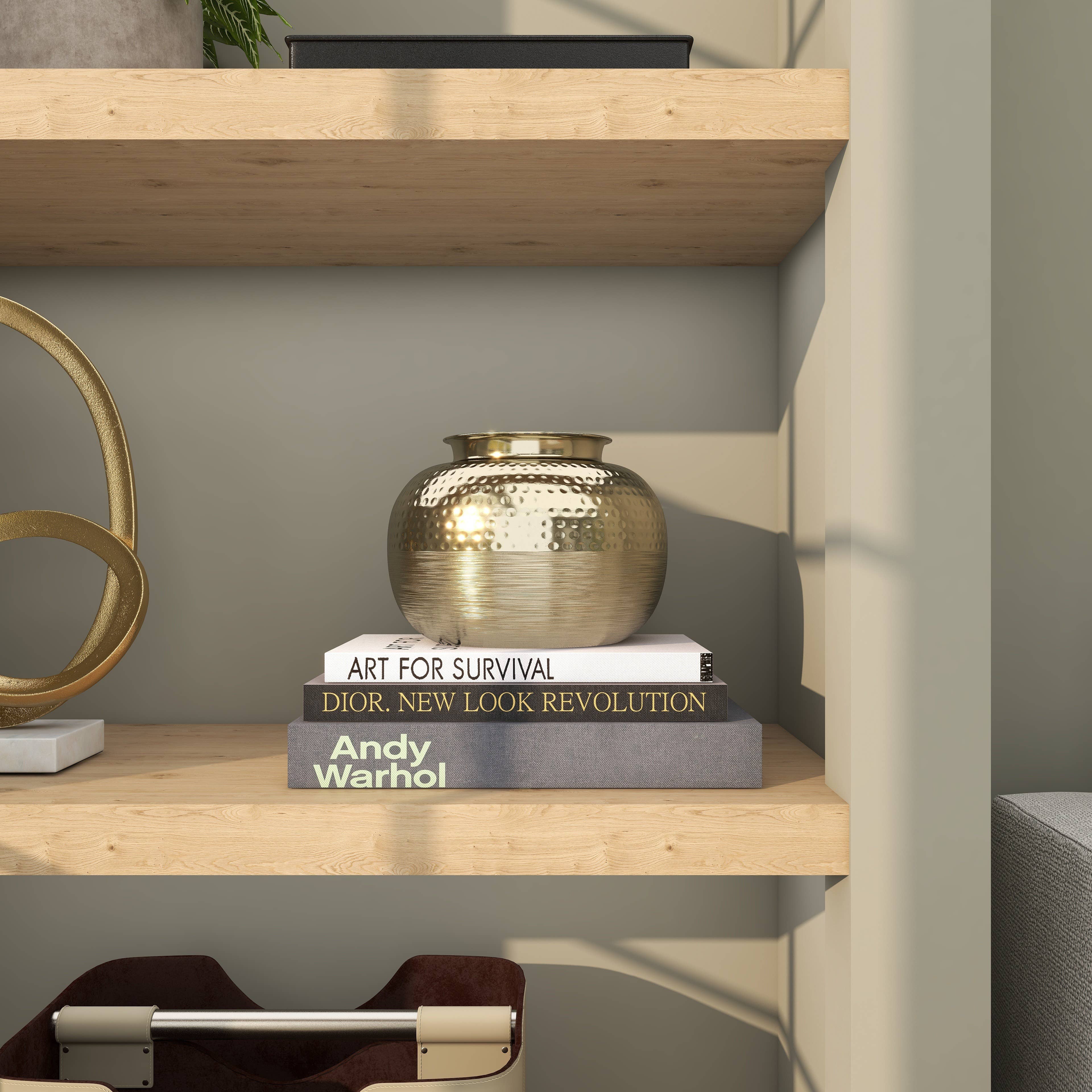 Deco Marché - Wholesale Vase - Glam Gold Aluminum Metal Vase6