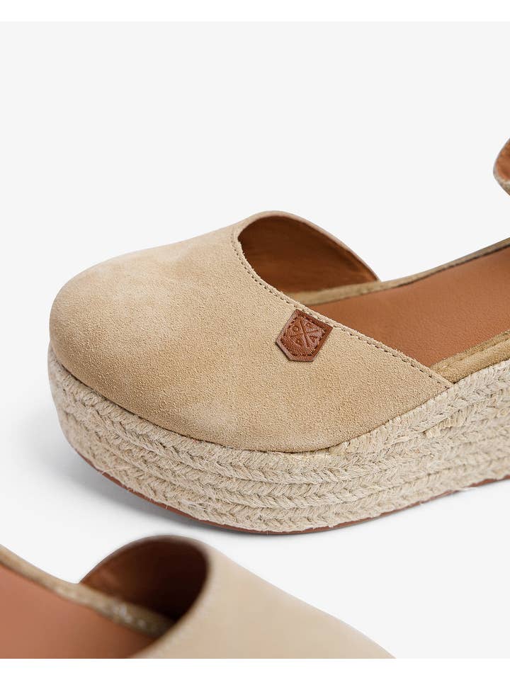 POPA - Wholesale Wedges - Women's - Cantalar Beige Suede3