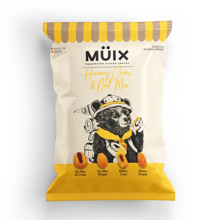 Müix Snacks - Wholesale Trail Mix - Hunny Corn & Nuts Mix 6.3oz0