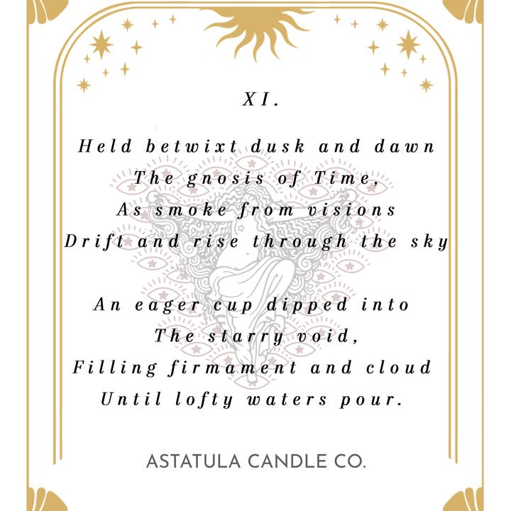 Astatula Candle Co. – wholesale Jar/filled candle – Aquarius Zodiac Candle