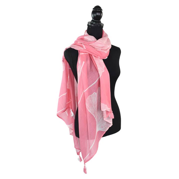 Dupatta Designs - Wholesale Scarf - Women's - Ginko Floral Scarf6