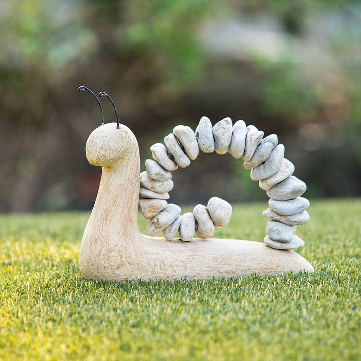 Garden Age Supply - Wholesale Outdoor Ornament/Decor - Beach Pebble Snails