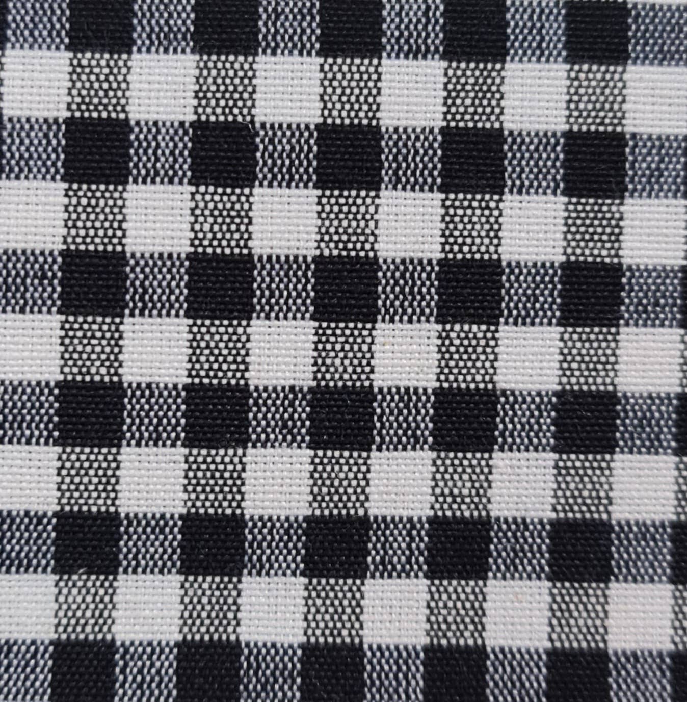 Lunaria Lab - Wholesale Christmas Decoration - Padded Cotton Bow with Checkered Pattern 35x50 cm15